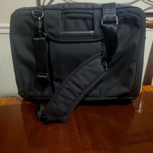 Brenthaven Laptop Messenger Bag Shoulder Strap Handles Briefcase Black Carry-On