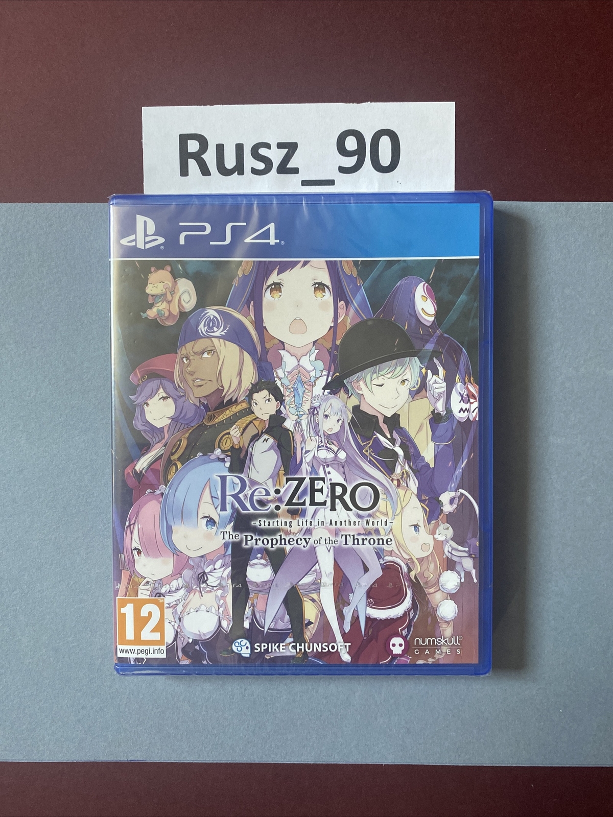 Re: Zero Starting Life In Another World: The Prophecy Of The Throne PS4 SEALED