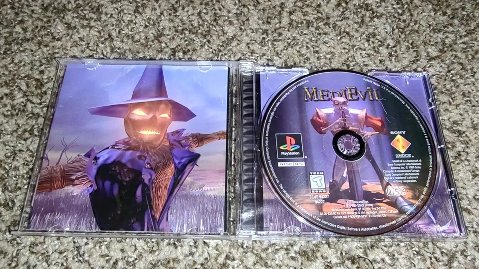MediEvil 1 (Sony PlayStation 1 PS1, 1998) CIB Complete W/ Manual  - Image 4 of 4