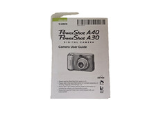 Canon Powershot A30 / A40 Digital Camera User Guide Instruction Manual