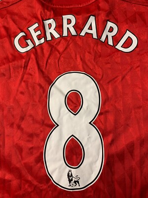 リバプールFC 2010-2011 #8 GERRAD Lsize Liverpool 2010 Kit Gerrard
