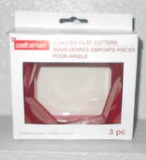 Craft Smart 3 Pack Coaster Clay Cutters