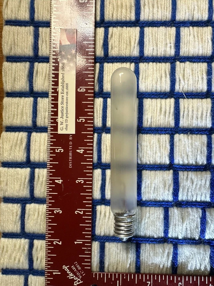 40T6.5 inside frost Light Bulb 40w GE 15742 tube 40 watt T6.5 appliance 7¢*ship - Image 4 of 4