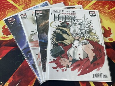 JANE FOSTER THE MIGHTY THOR #1 2 4 5 (OF 5) LOT NM  MARVEL 2022