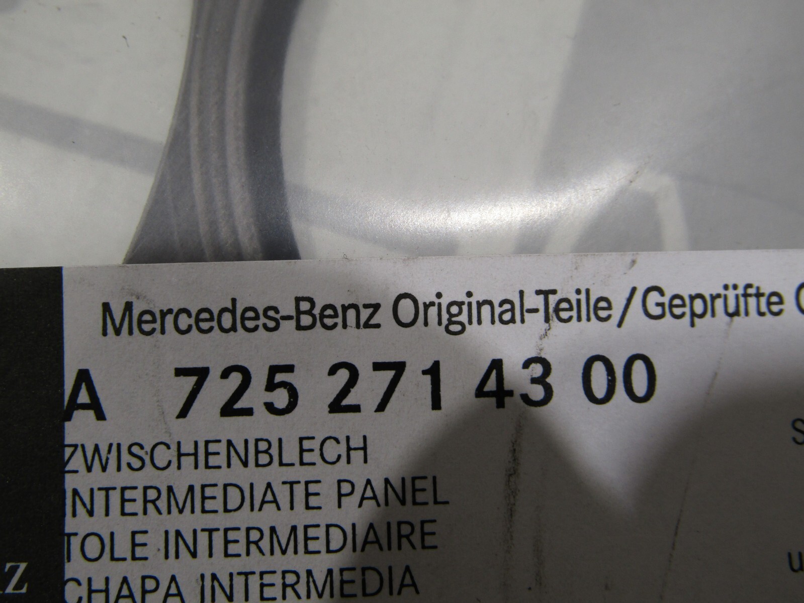 Mercedes E W213 Transfer Case Intermediate Panel Genuine 