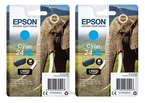 Genuine Epson 24XL Ink Cartridge, T2431 T2432 T2433 T2434 T2435 T2436, T2438 LOT - Picture 5 of 15