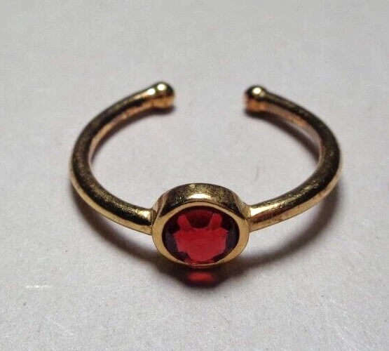 Alex and Ani PIEDRA DE NACIMIENTO DE ENERO Oro Piedra Swarovski Nuevo Anillo Ajustable Foto 3 de 4