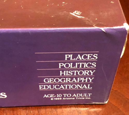 AZ Trivia Board Game - Vintage 1985 Edited By Marshall Trimble - Picture 7 of 15