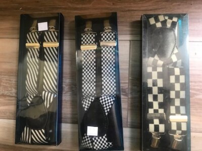 Suspenders for all Occasions.different Designs. Chose One only. For Average Men