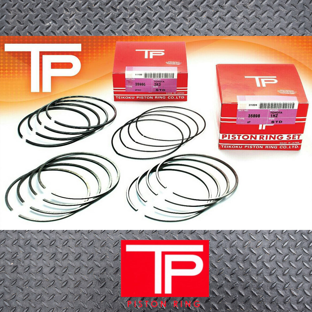 TP +040 Piston Rings Chrome suits Toyota 2J