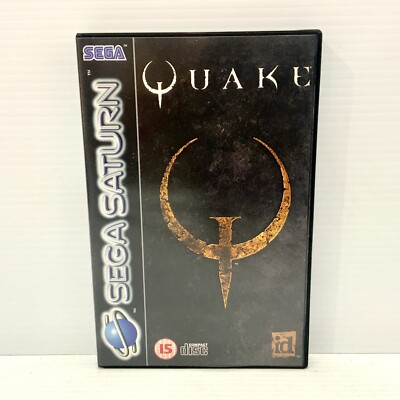 Quake + Manual - Sega Saturn - Tested & Working - Free Postage
