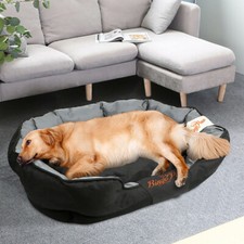 Tough Waterproof Dog Bed Pets Crate Cushion Oxford Fabric Cover Anti-skid Bottom