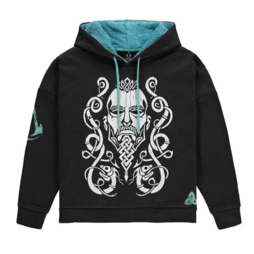 Assassin’s Creed Valhalla Women’s Hoodie with Teddy Fur Hood