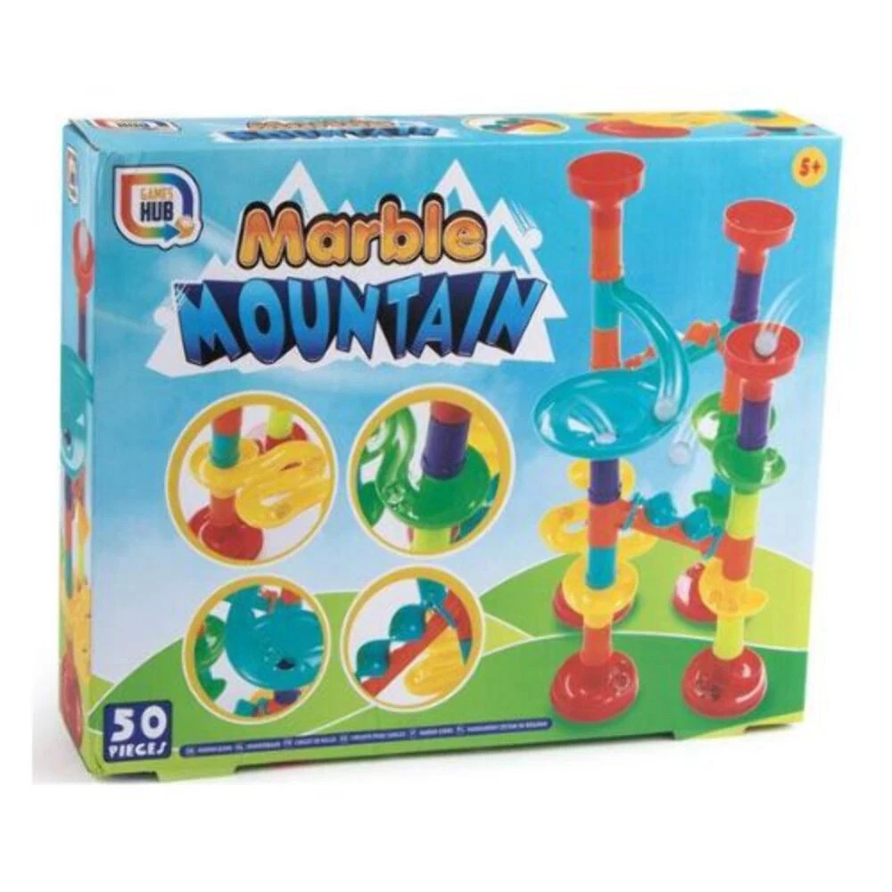 Games Hub Marble Mountain Marble Run 50 Pieces