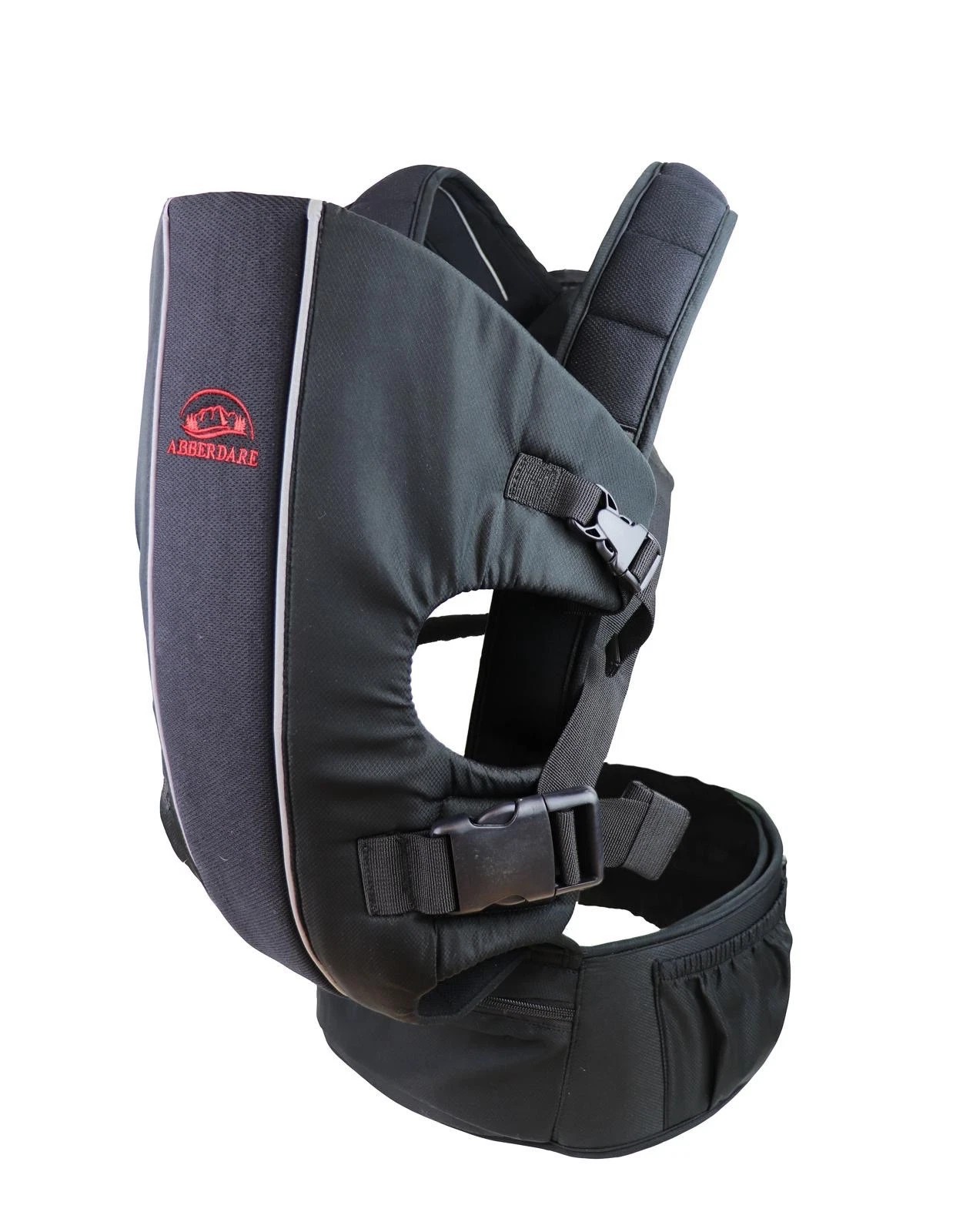 Abberdare 3-in-1 Black Baby Carrier Multi-Carrying Positions Adjustable