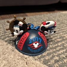 2017 Disney Cruise Line Mickey  Minnie Ear Hat Ornament