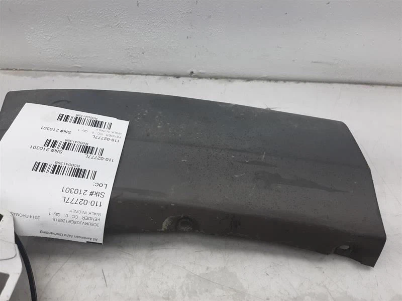 Guardabarros izquierdo conductor 14-19 DODGE RAM PROMASTER 1500 VAN 68213478AB Foto 4 de 4