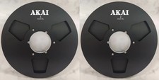 One Pair 10.5'' Black Akai Tape Reel High Quality Aluminum Take Up Reel.