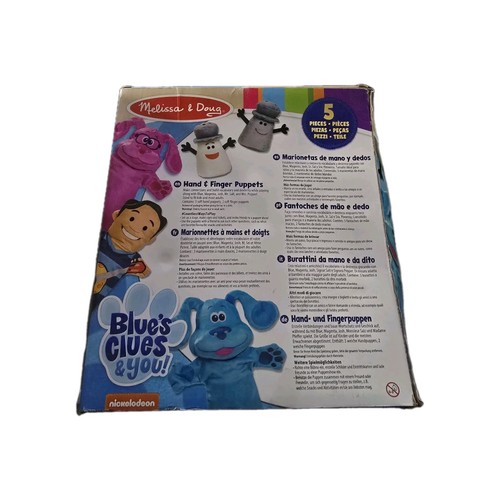 Melissa & Doug Blue's Clues & You! Títeres de mano y dedo - 33013 nuevos en caja nuevos en caja - Imagen 8 de 8