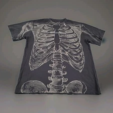Primitive Men's Skeleton Frame Tee - Black Heavyweight Size Medium NWT