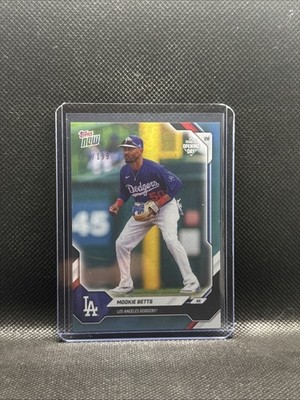 2026 Topps Now Mookie Betts Aqua Foil /199 Road to Opening Day Dodgers OD-272