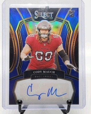 Cody Mauch Rookie SELECT SIGNATURES #/99 Blue Prizm - 2023 Panini Select 
