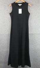 Magaschoni Women's Dress Sz M Knit Maxi Sleeveless Black