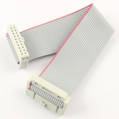1Pcs 2.54mm Pitch 2x10 Pin 20 Pin 20 Wire Extension IDC   Ribbon Cable 15CM #yr