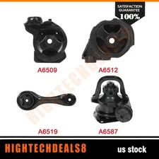 4Pcs Engine Motor Mount Kit Hydraulic 1990-1993 For Honda Accord 2.2L Auto