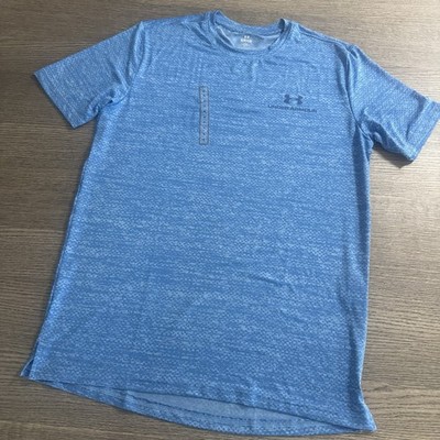 Under Armour Men s Rush Vanish Energy Printed T-Shirt Size S Blue NWOT