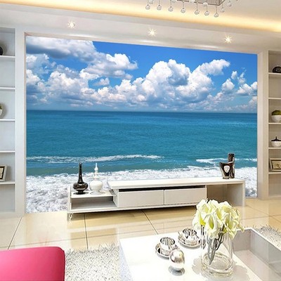 3D Sea Of Sky K657 Wallpaper Mural Self-adhesive Removable Sticker Kay
