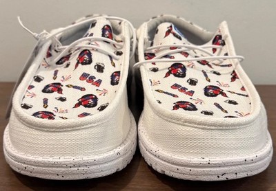 Hey Dude Wally Funk Americana Slip On Comfort Party Shoes  display picture 3