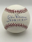 DON LARSON Signed Baseball “WSPG 10*8*56” Inscription COA by Steiner Sports