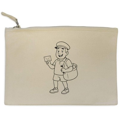 Canvas-Clutch/Zubehörkoffer ''Friendly Postman'' (CL00048095)