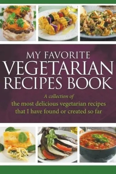 Journal Easy | My Favorite Vegetarian Recipes Book | Taschenbuch | Englisch-image
