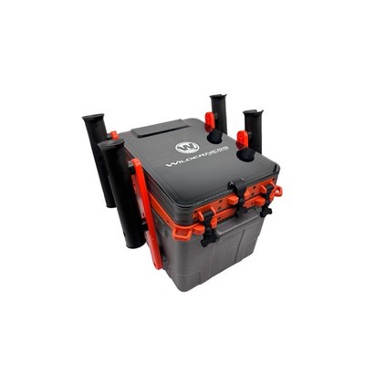Wilderness Systems Kayak Crate - 4 Rod Holders - Kayak and Boat Tackle Storag...