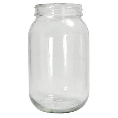 QORPAK GLA-00871 Bottle,109 mm H,Clear,62 mm Dia,PK24 41U143