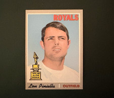 1970 Topps Baseball Lou Piniella #321 Royals