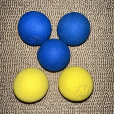 Mylec Foam Knee Hockey Balls- Lot of 5