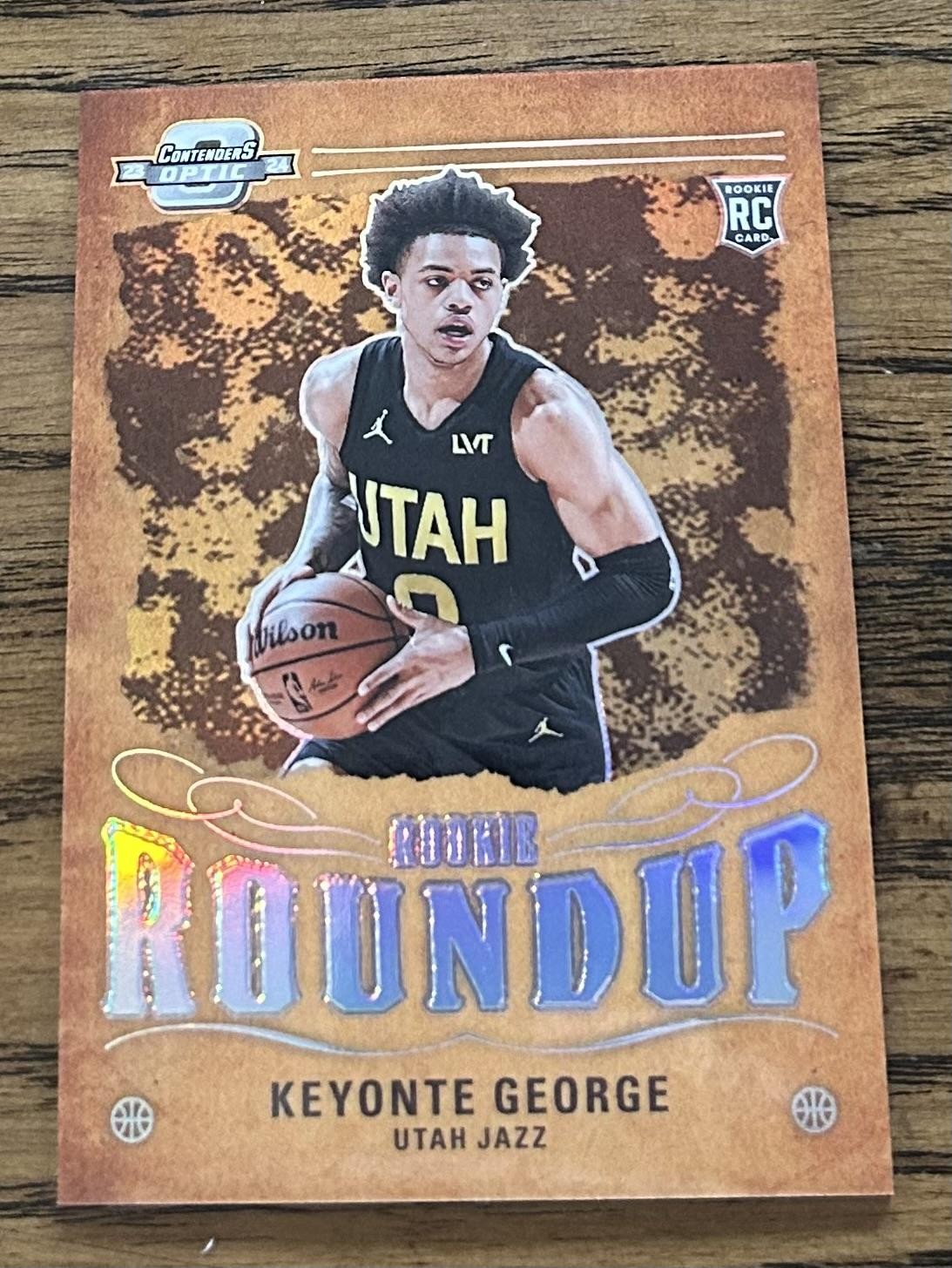 2023-24 Panini Contenders Optic #20 Keyonte George Rookie Roundup