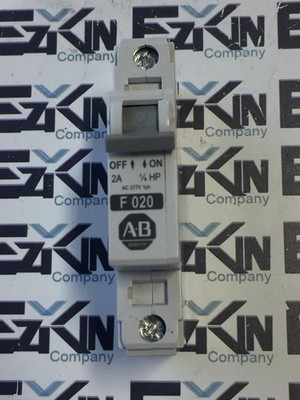 Allen-Bradley 1492-CB1 SER.C F 020 1-Pole Circuit Breaker, 277VAC 2Amp 