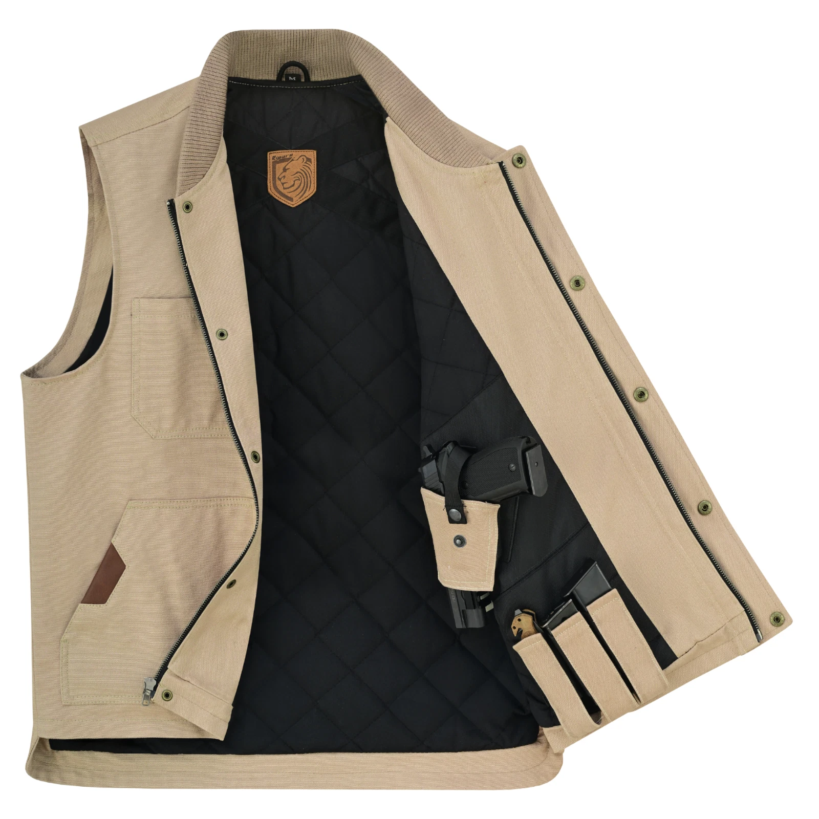 Riparo Concealed Carry Vest for Men - Heavy Duty Canvas - Dual Holsters
Opens in a new window or tab