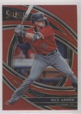 2020 Panini Select Premier Red Prizm /199 Nick Ahmed #168 02od