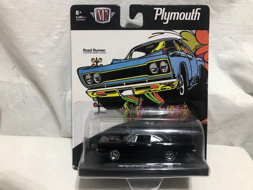 1/64 M2Machines 2021 Auto Drivers 1969 Plymouth Road Runner 440 6 Pack R76 21-24 - Picture 2 of 3