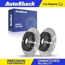 Rear Drilled Slotted Brake Rotors for Toyota Camry RAV4 C-HR Lexus NX300