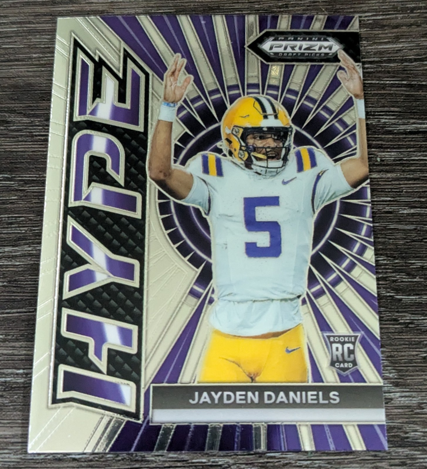 2024 Panini Prizm Draft Picks Jayden Daniels Hype RC