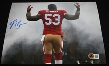 NaVorro Bowman signed 8 x 10, San Francisco 49ers, Beckett BAS 4W431489