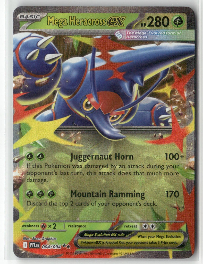 Me02: Phantasmal Flames Pokémon TCG - Mega Heracross EX #4