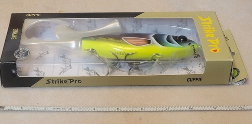 New Strike Pro Trueglide Guppie Jerkbait Muskie Musky Pike NIP Fishing Lure