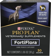 Purina FortiFlora Pro Plan Veterinary Probiotic DOG Supplement - 30 Sachets